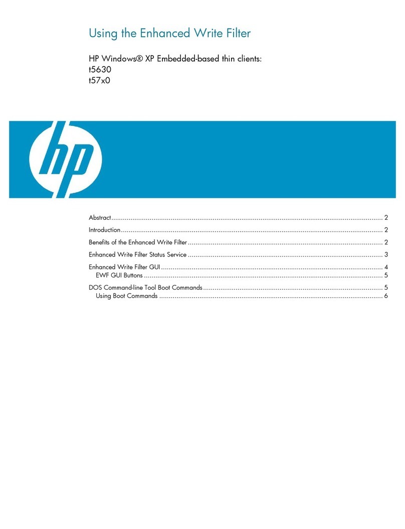HP t5630 - Thin Client Installation and operating instructions