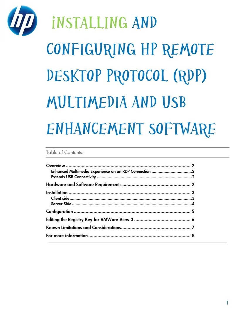 HP t5630 - Thin Client User manual