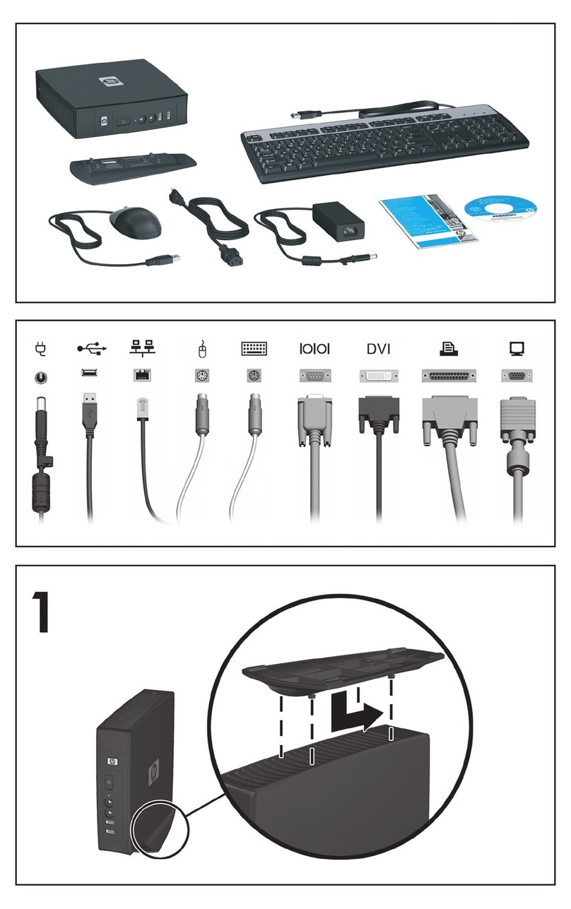 HP t5550 - Thin Client User manual