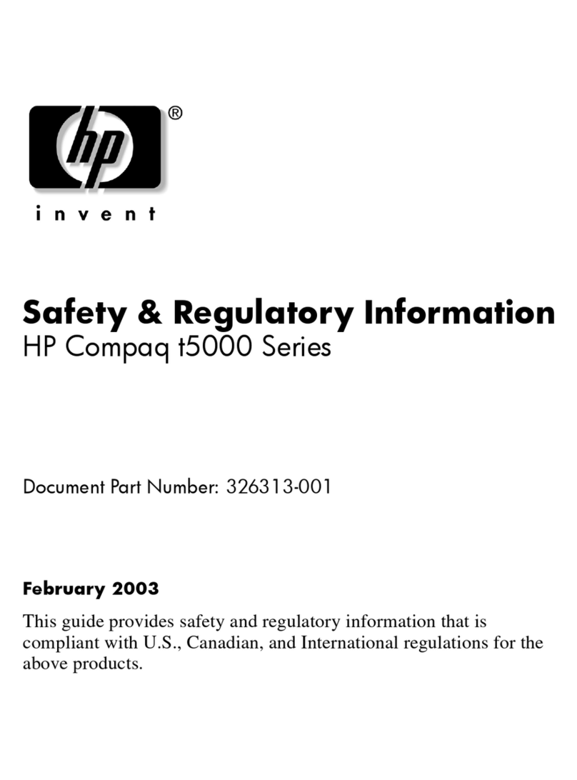 HP t5300 - Thin Client Owner's manual