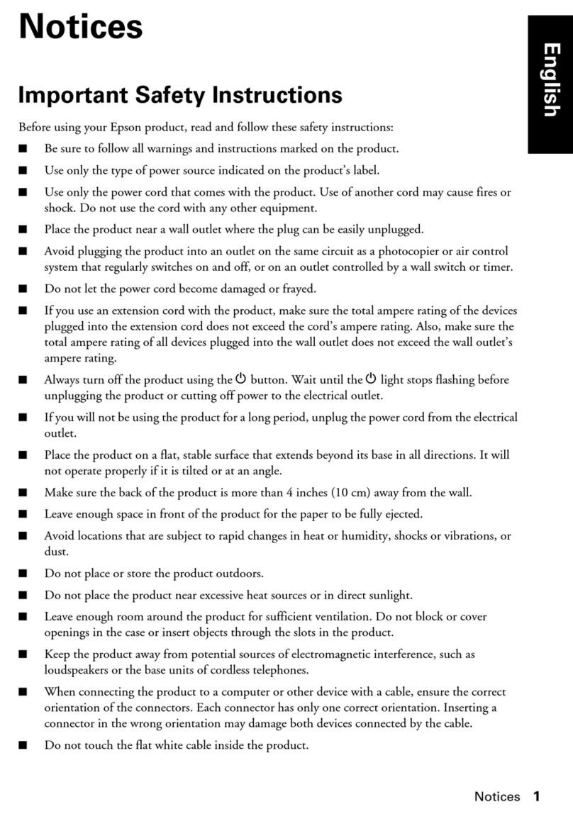 Epson WorkForce WF-7010 User manual