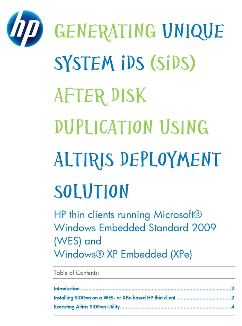 HP t5400 - Thin Client Installation and operating instructions