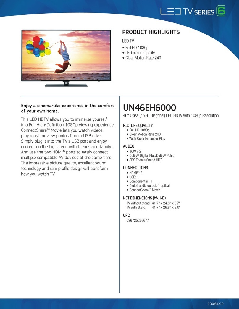Samsung UN46EH6000 User manual