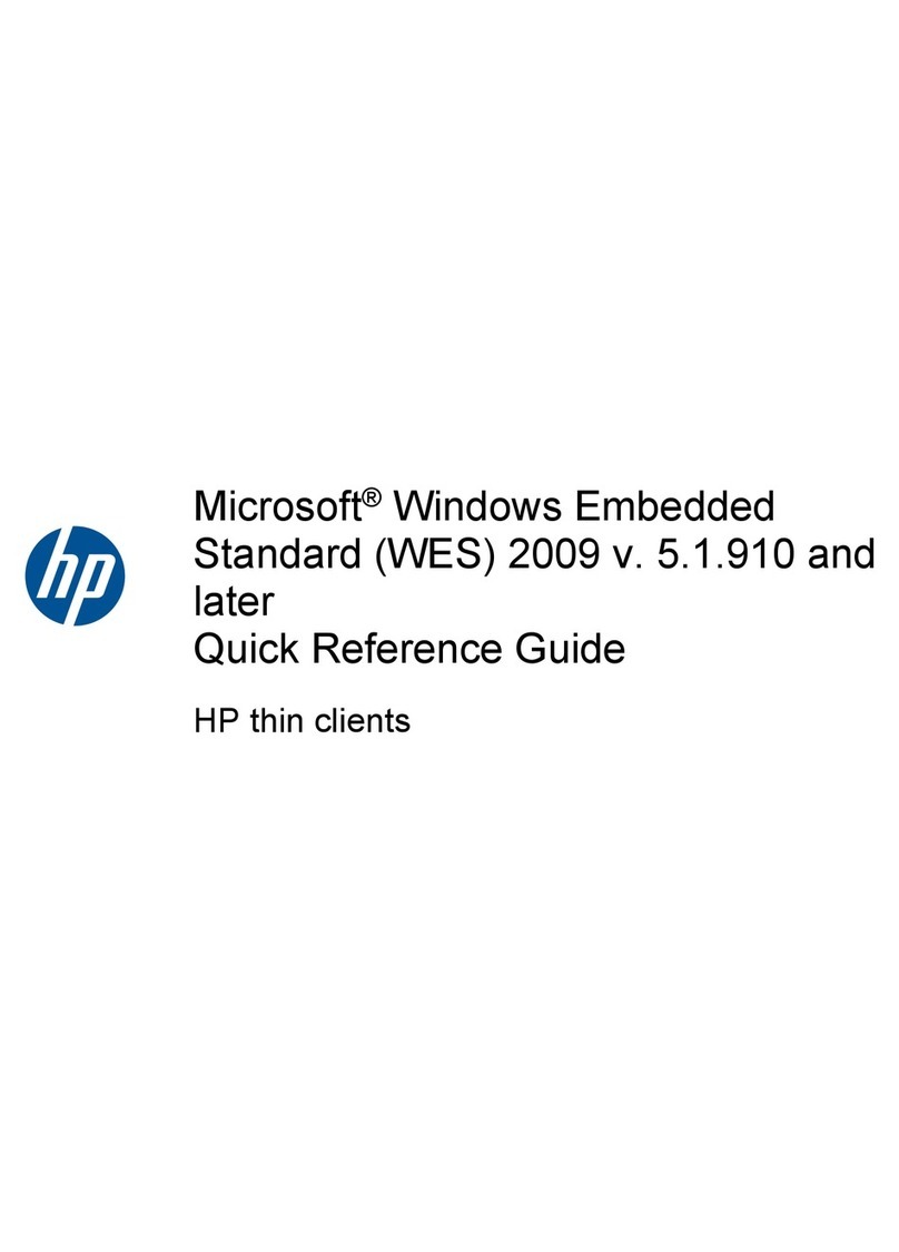 HP t5400 - Thin Client User manual