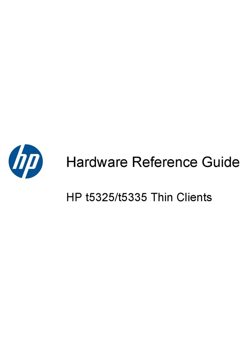 HP t5335 - Thin Client Operating and maintenance manual