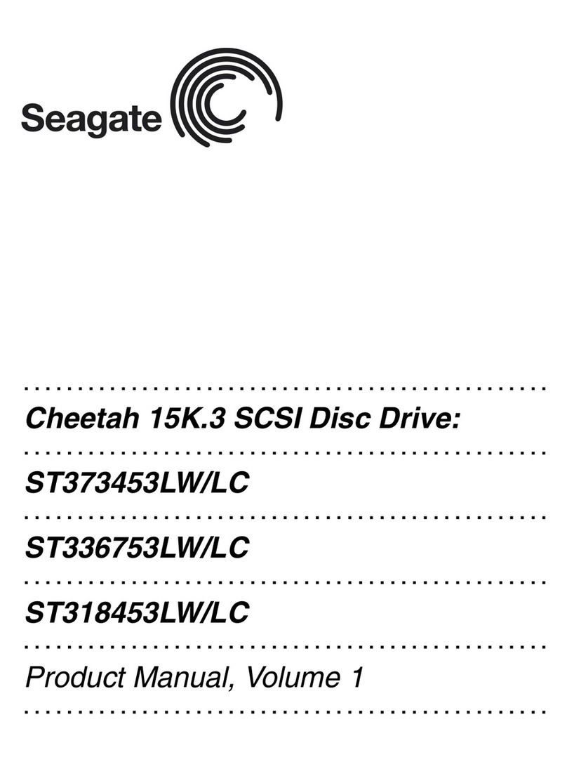 Seagate ST373453LC - Cheetah 73.4 GB Hard Drive product manual