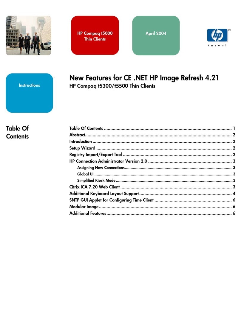 HP t5300 - Thin Client User manual