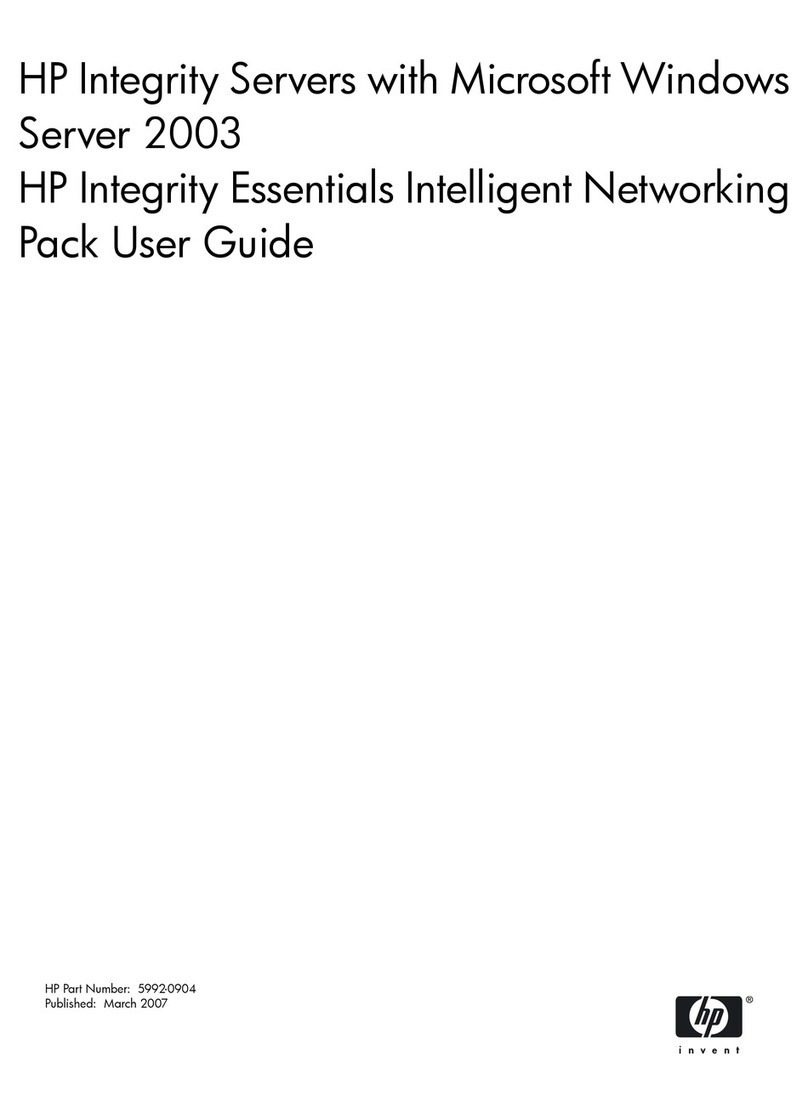 HP Rx2620-2 - Integrity - 0 MB RAM User manual HP Rx2620-2 - Integrity - 0 MB RAM User manual