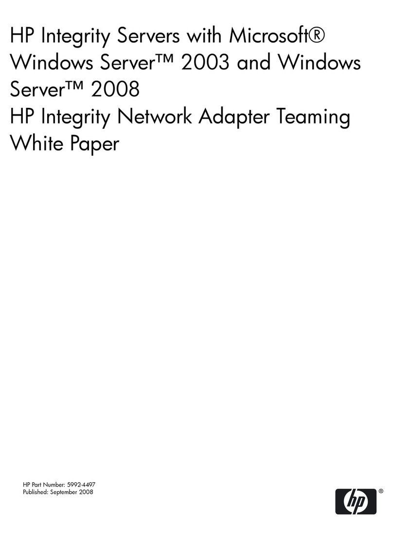 HP Rx2620-2 - Integrity - 0 MB RAM User manual