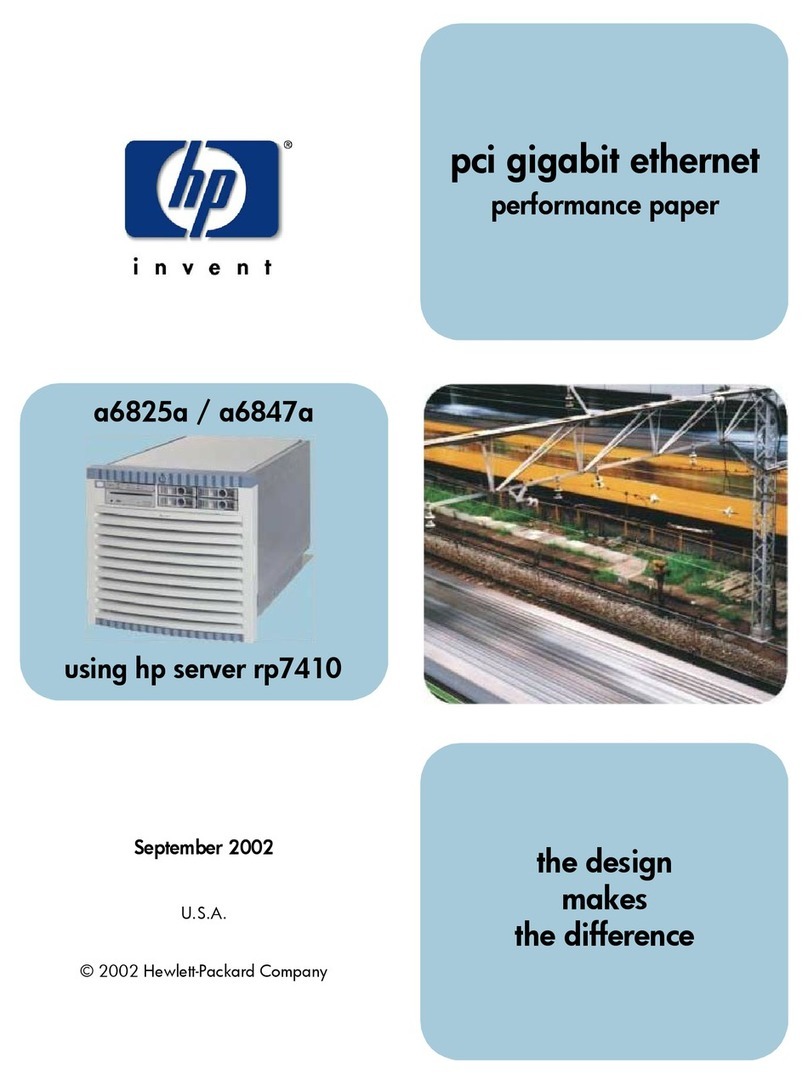 HP Rp7410 - Server - 0 MB RAM Installation and operation manual