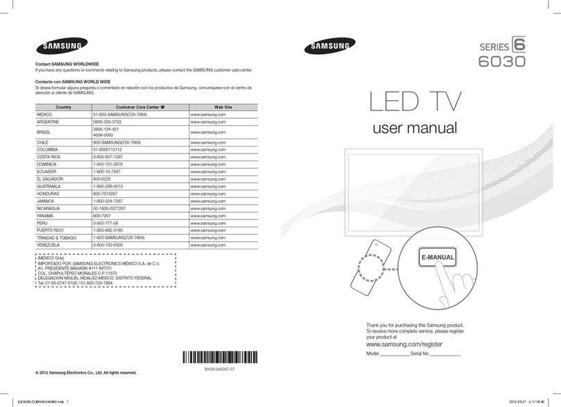Samsung UN40EH6030F Guide Samsung UN40EH6030F Guide