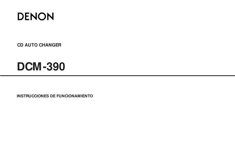 Denon DCM 390 - CD / MP3 Changer Instrucciones de funcionamiento