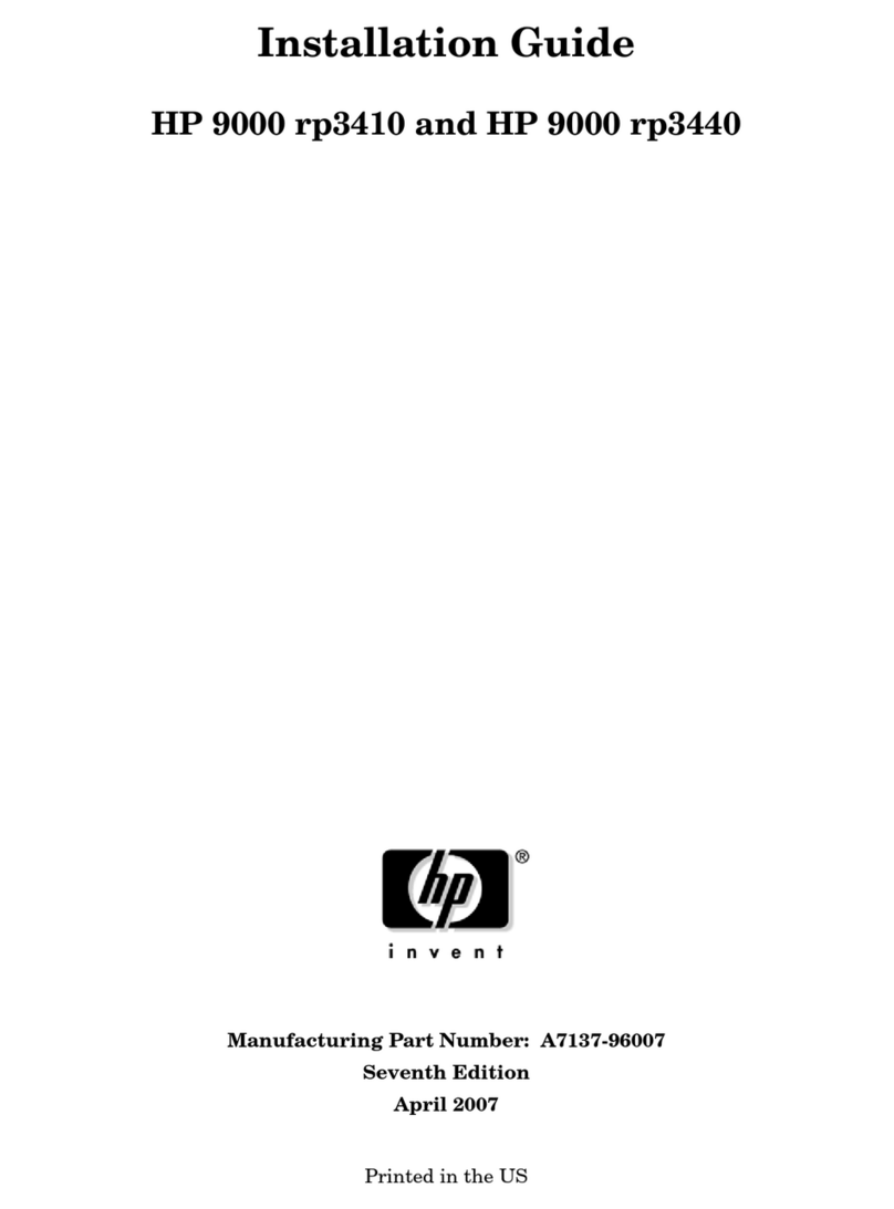 HP Rp3440-4 - 9000 - 0 MB RAM installation guide