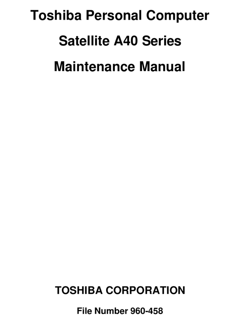 Toshiba Satellite A40 User manual