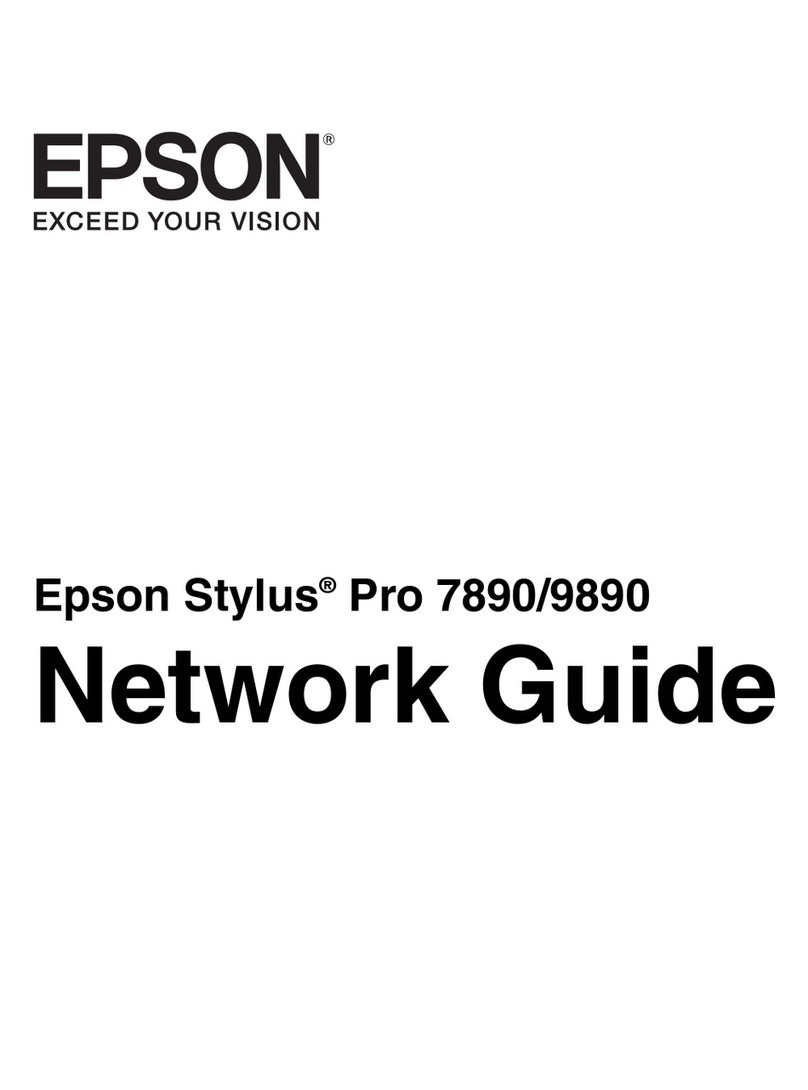 Epson Stylus Pro 7890 Series Installation and maintenance instructions