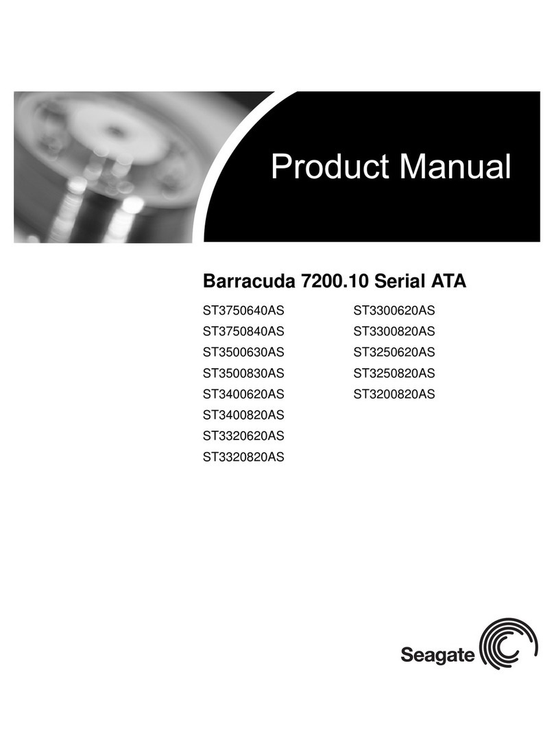 Seagate BARRACUDA 7200.10 ST3400620AS User manual