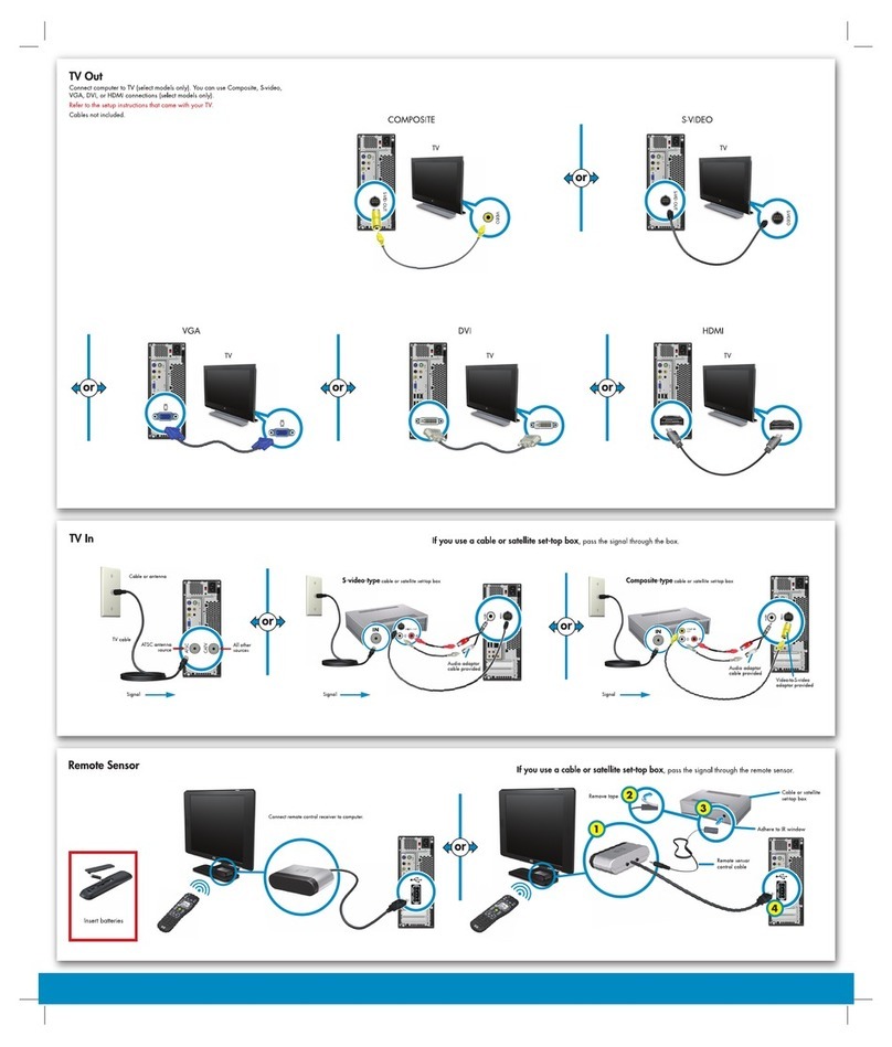 HP s3330f - Pavilion - Slimline Instruction manual HP s3330f - Pavilion - Slimline Instruction manual