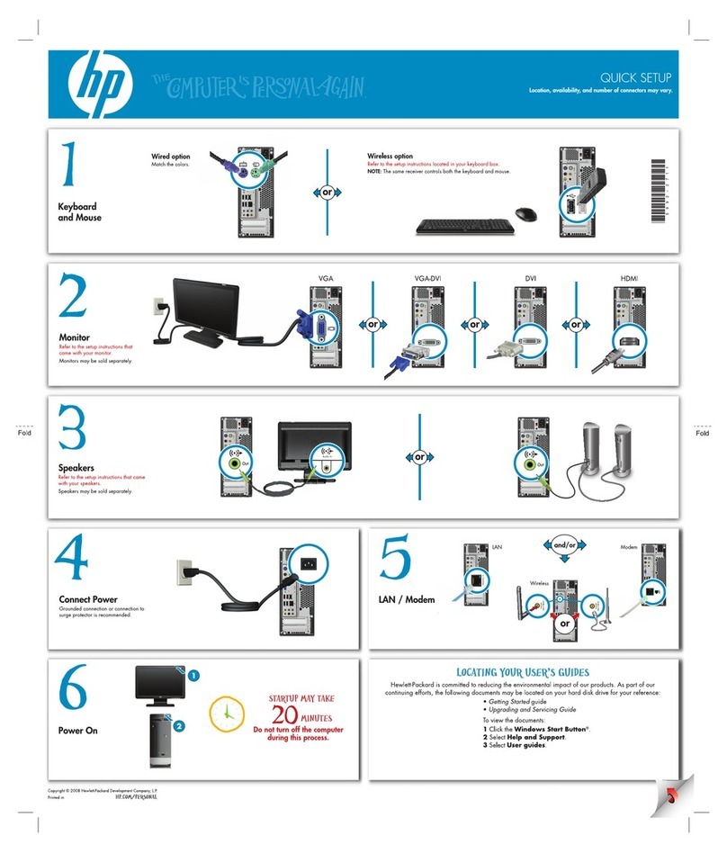 HP s3600f - Pavilion - Slimline Specification sheet HP s3600f - Pavilion - Slimline Specification sheet