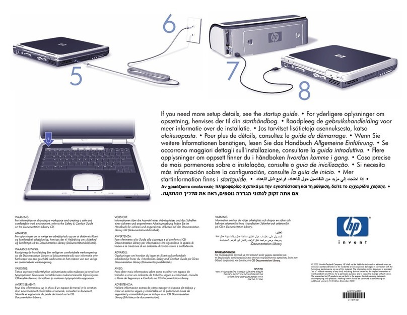 HP Pavilion ze4200 - Notebook PC User manual