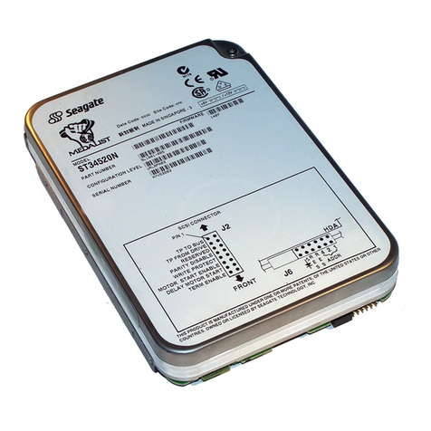Seagate ST34520N - Medalist 4.55 GB Hard Drive product manual Seagate ST34520N - Medalist 4.55 GB Hard Drive product manual