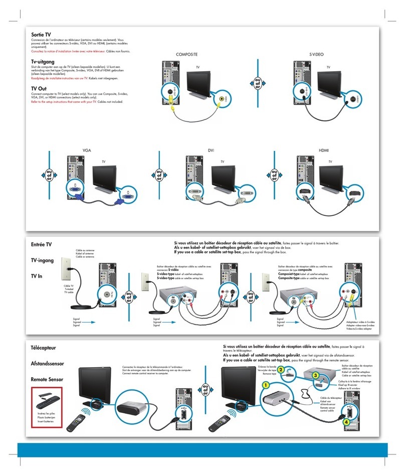 HP Pavilion Slimline s3400f Instruction manual