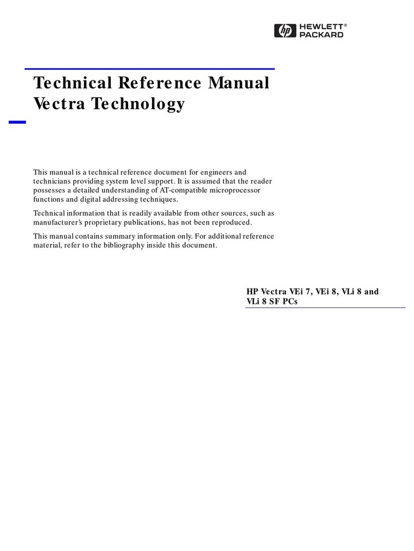 HP Vectra VEi 7 Product manual HP Vectra VEi 7 Product manual