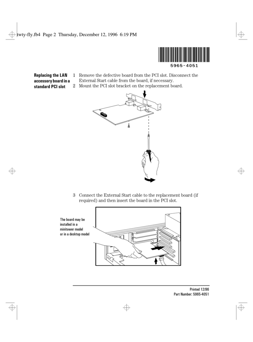 HP Vectra XA 6/xxx Parts list manual