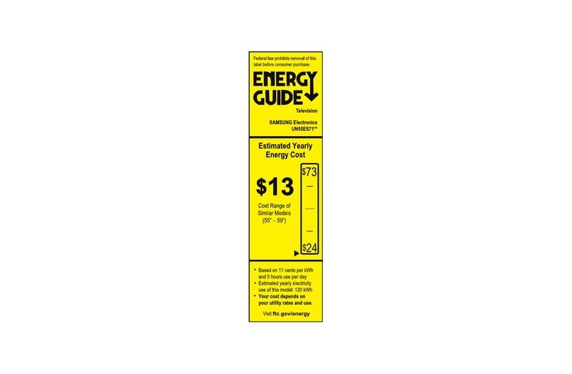 Samsung UN55ES7100FXZA Assembly instructions