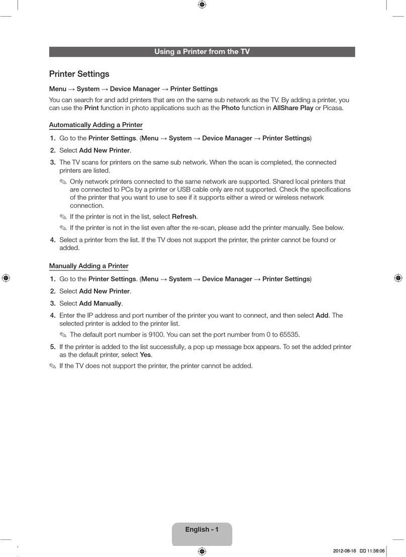 Samsung UN55ES7003F User manual