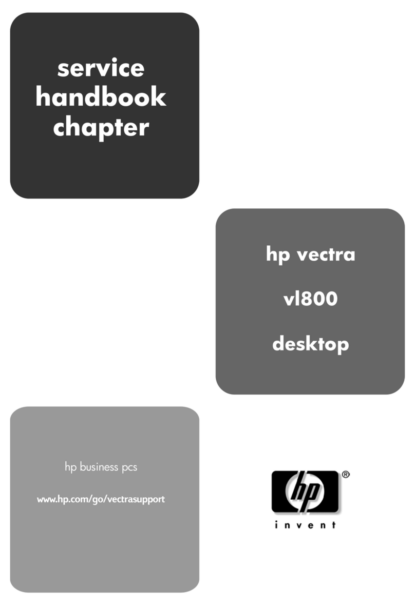 HP Vectra VL800 User manual