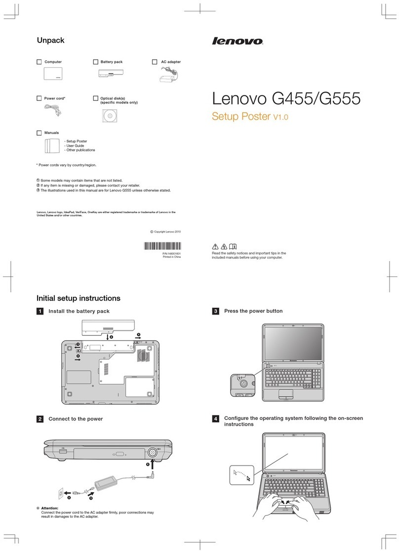 Lenovo G455 User manual