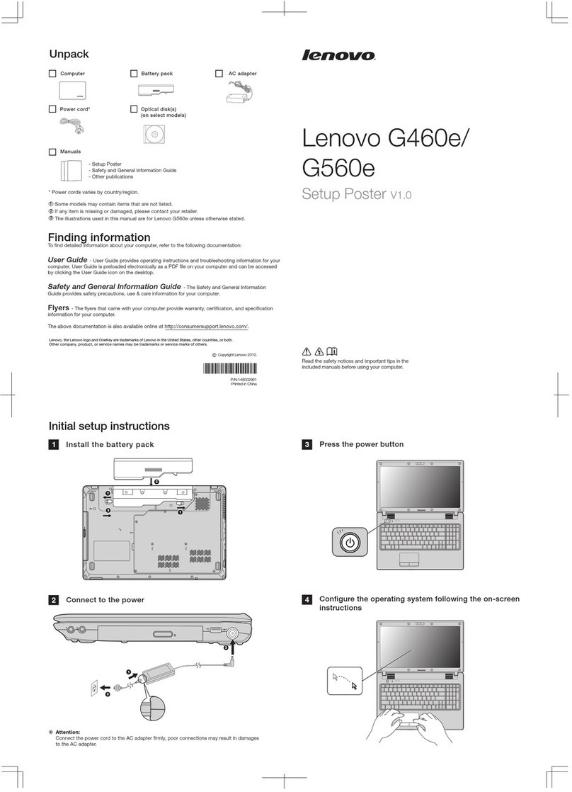 Lenovo G460e User manual