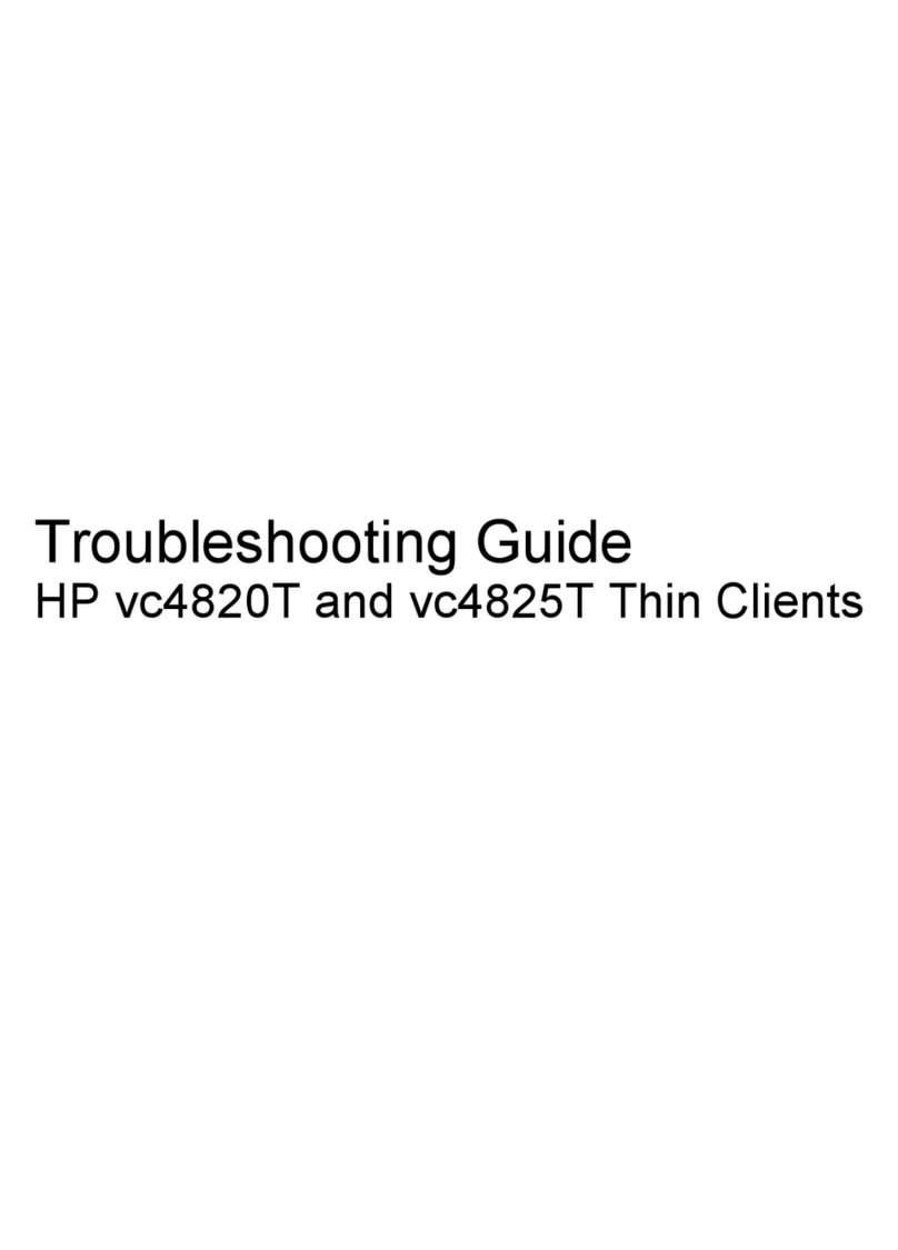 HP vc4820T - Thin Client User manual
