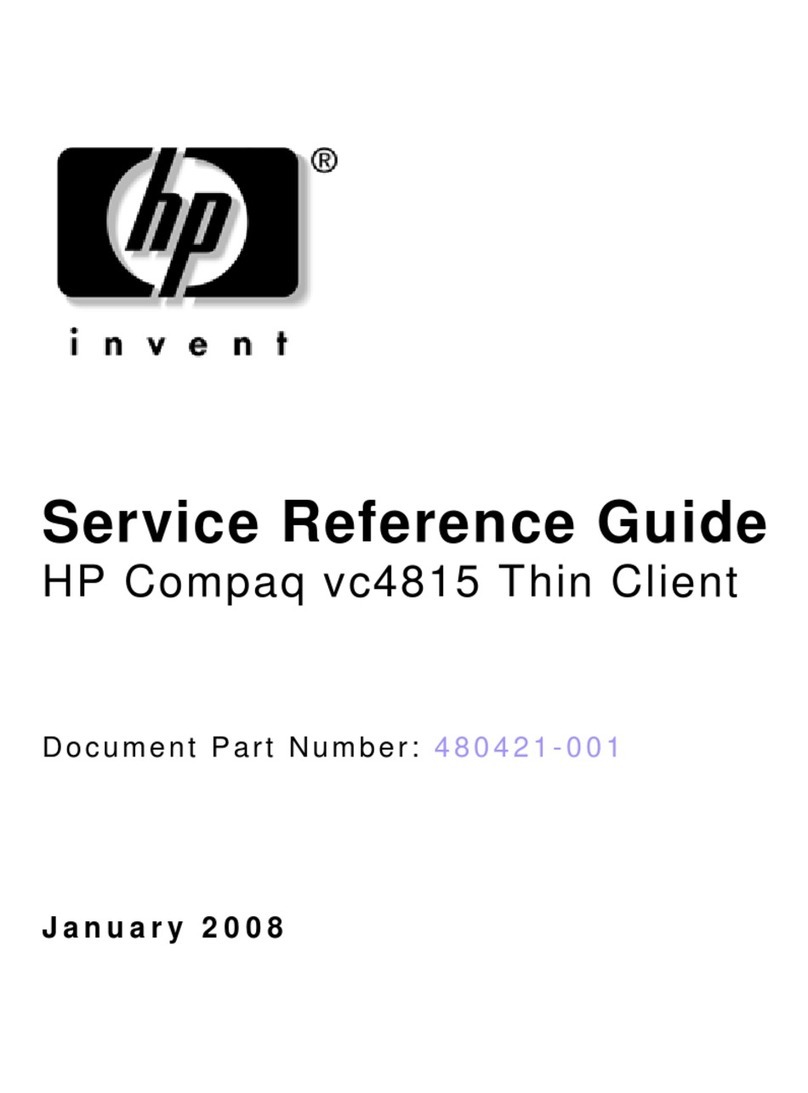 HP vc4815 - Thin Client User manual