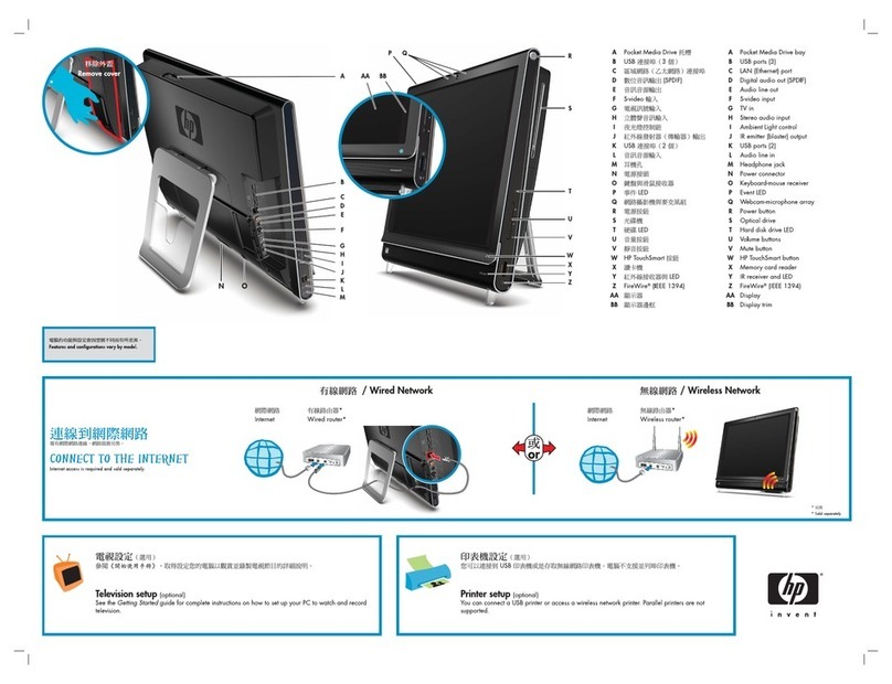 HP TouchSmart IQ830 Instruction Manual