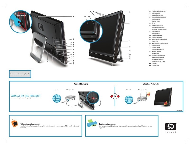 HP TouchSmart IQ820 Instruction Manual HP TouchSmart IQ820 Instruction Manual