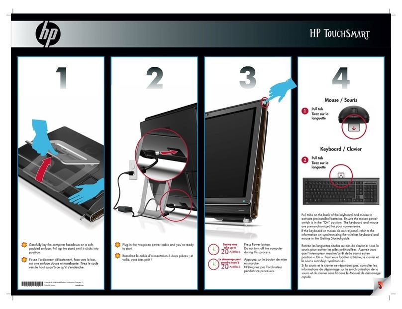 HP TouchSmart IQ800 - Desktop PC User manual