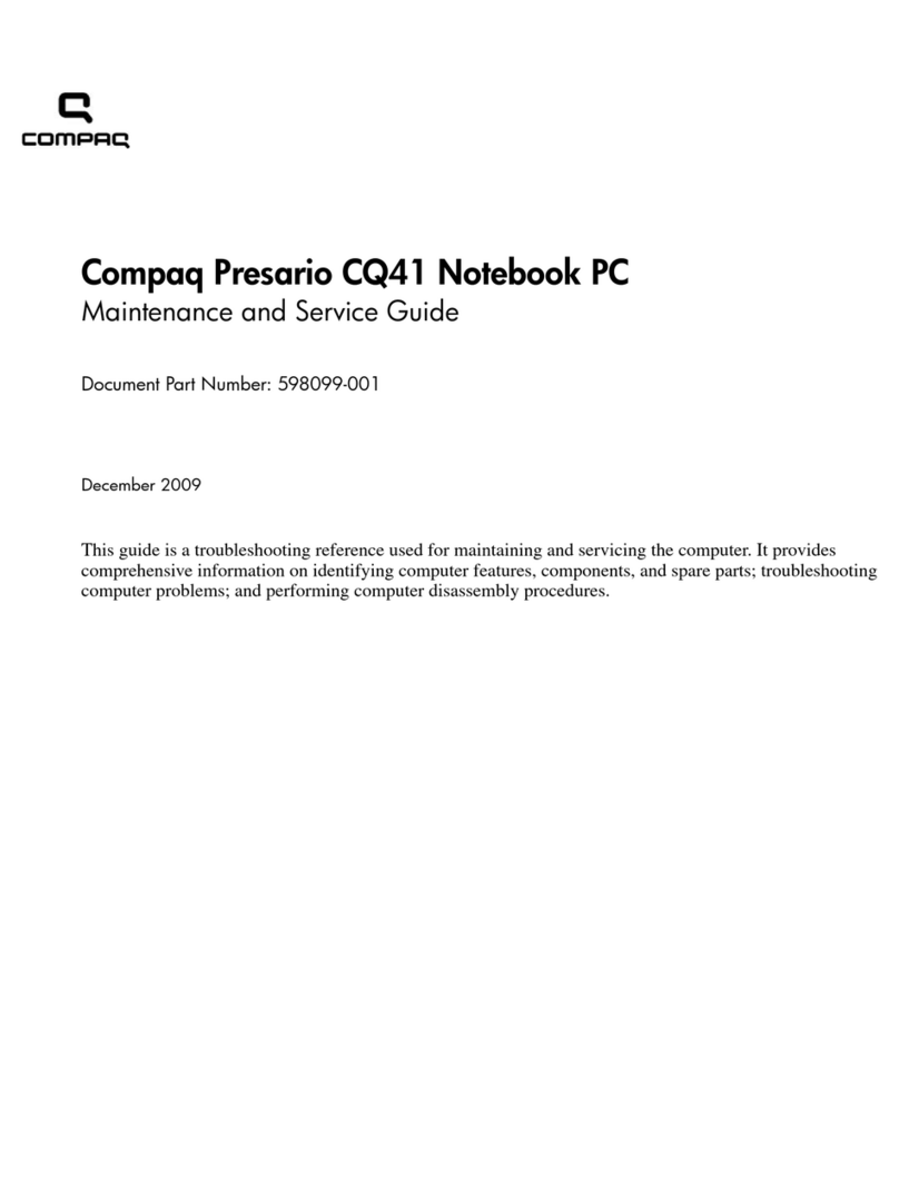 Compaq Presario CQ41-200 - Notebook PC Manual
