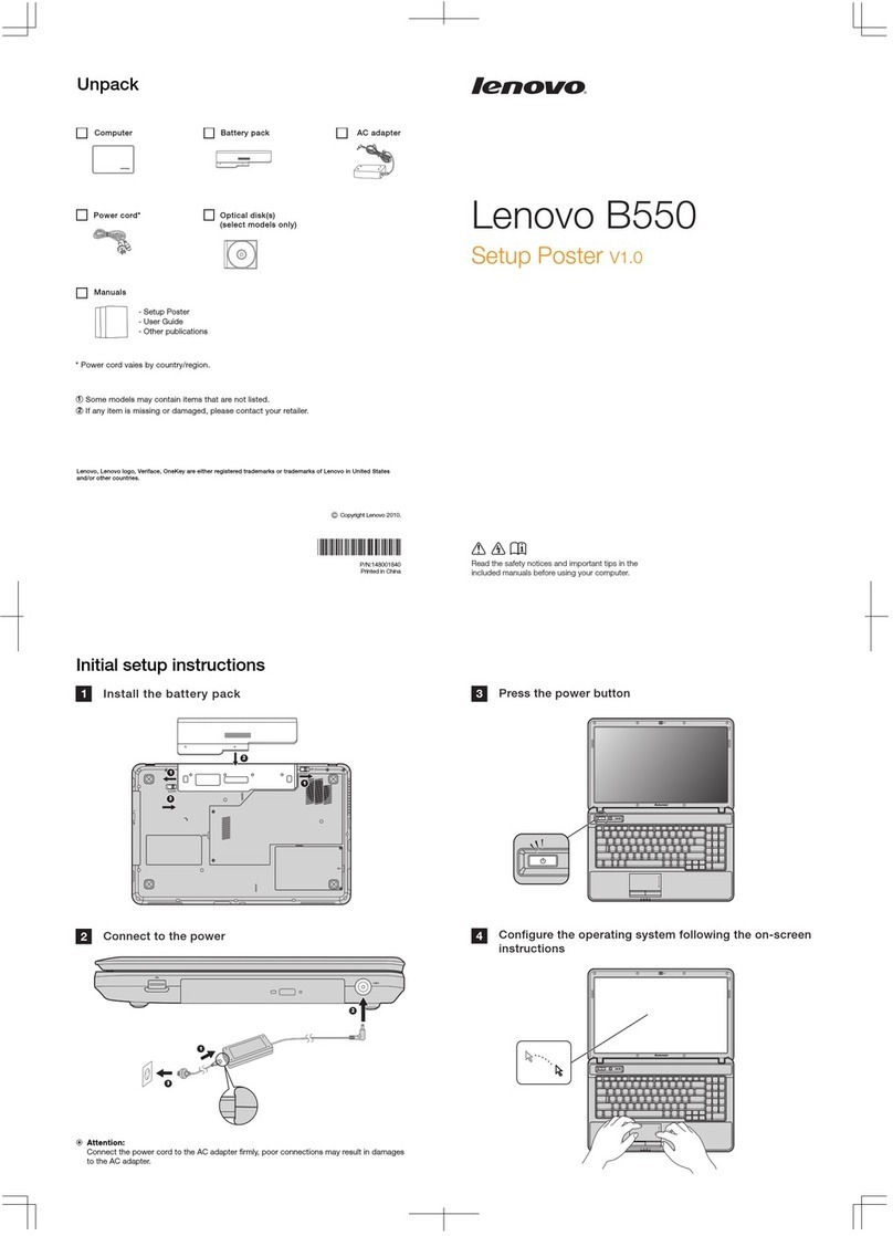 Lenovo IdeaCentre B550 Setup poster