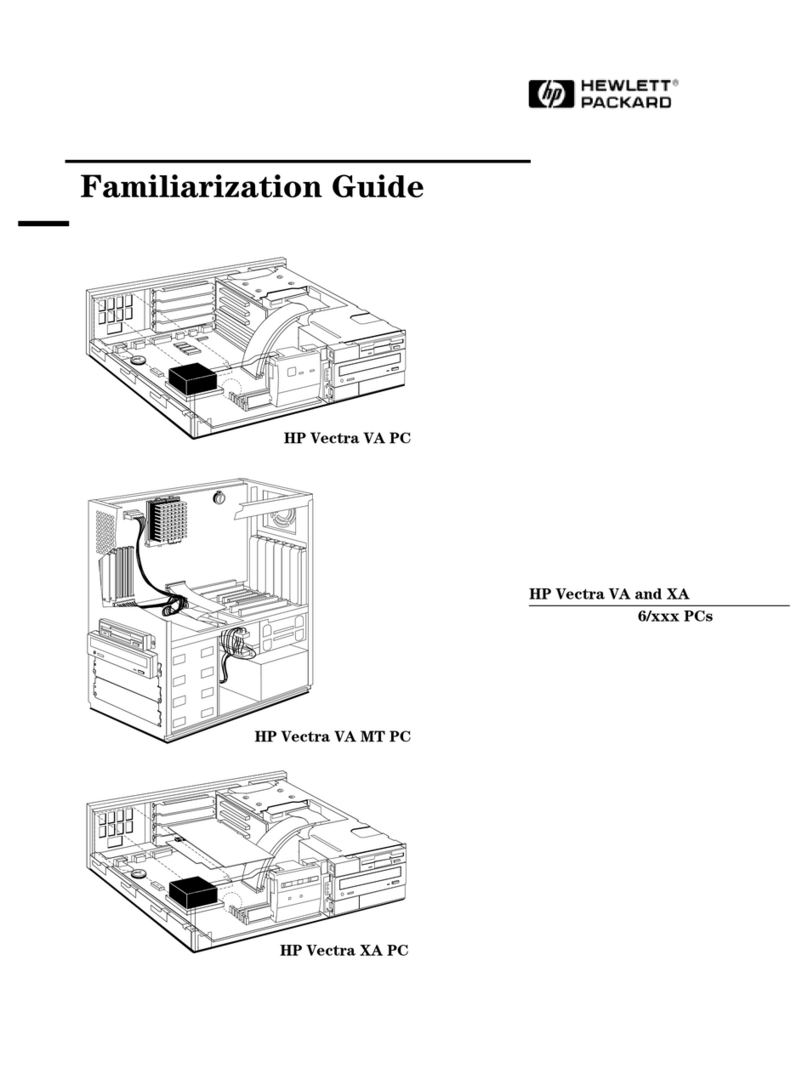 HP VECTRA VA 6/XXX User manual