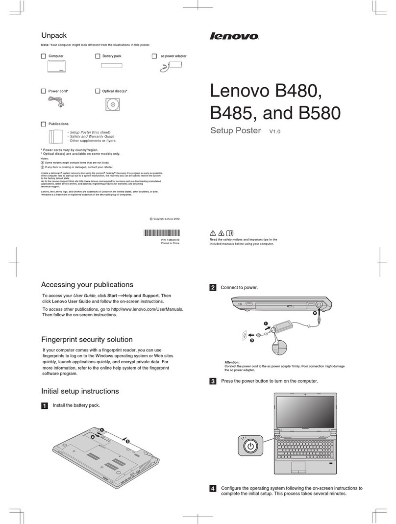 Lenovo B485 How to use
