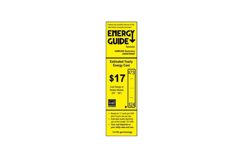 Samsung UN55D7900XF Assembly instructions Samsung UN55D7900XF Assembly instructions