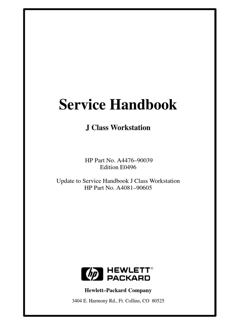 HP Visualize J5000 Service handbook