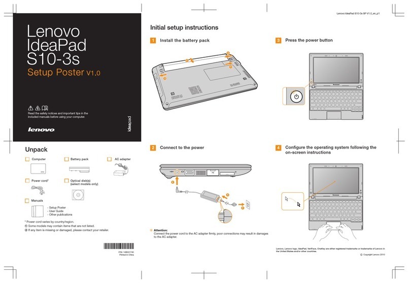 Lenovo IDEAPAD S10-3S How to use Lenovo IDEAPAD S10-3S How to use