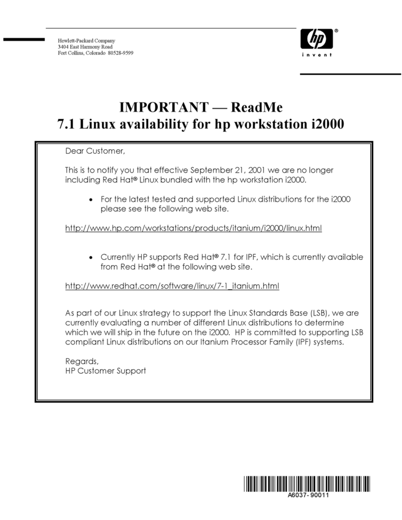 HP i2000 Quick start guide
