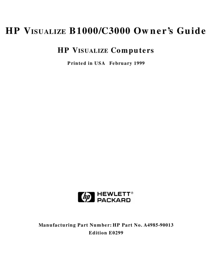 HP Visualize b1000 - Workstation User manual