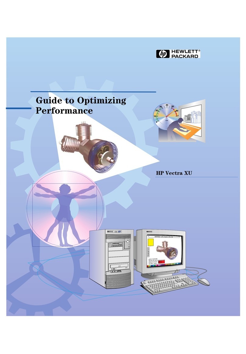 HP Vectra XU 6/XXX User manual