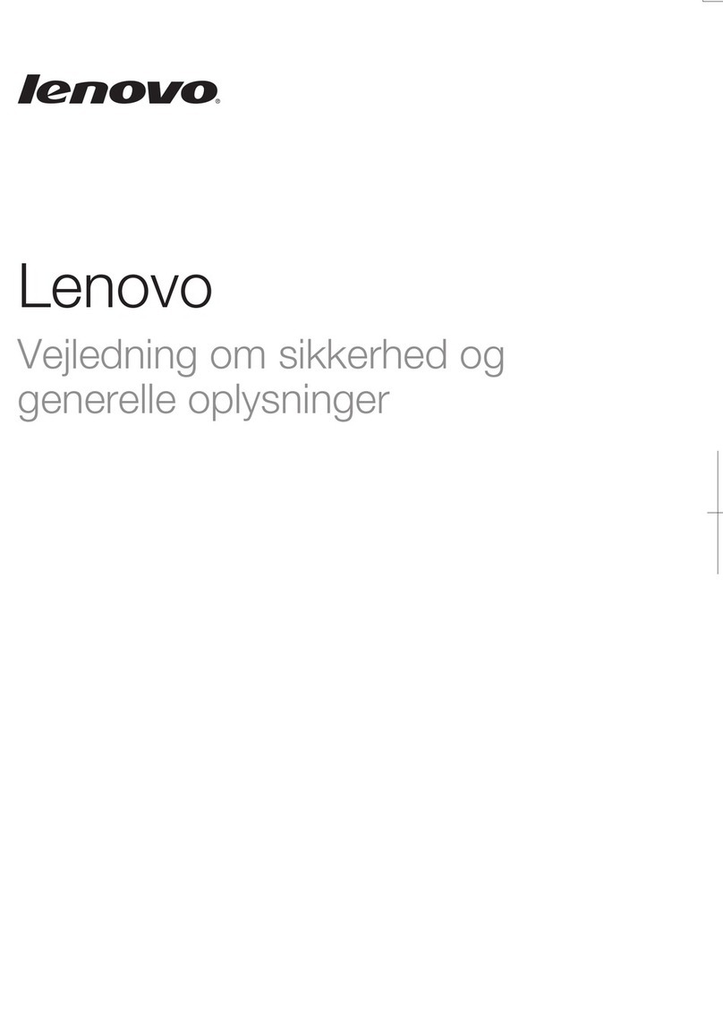 Lenovo IdeaPad N585 Vejledning om sikkerhed og generelle oplysninger Lenovo IdeaPad N585 Vejledning om sikkerhed og generelle oplysninger