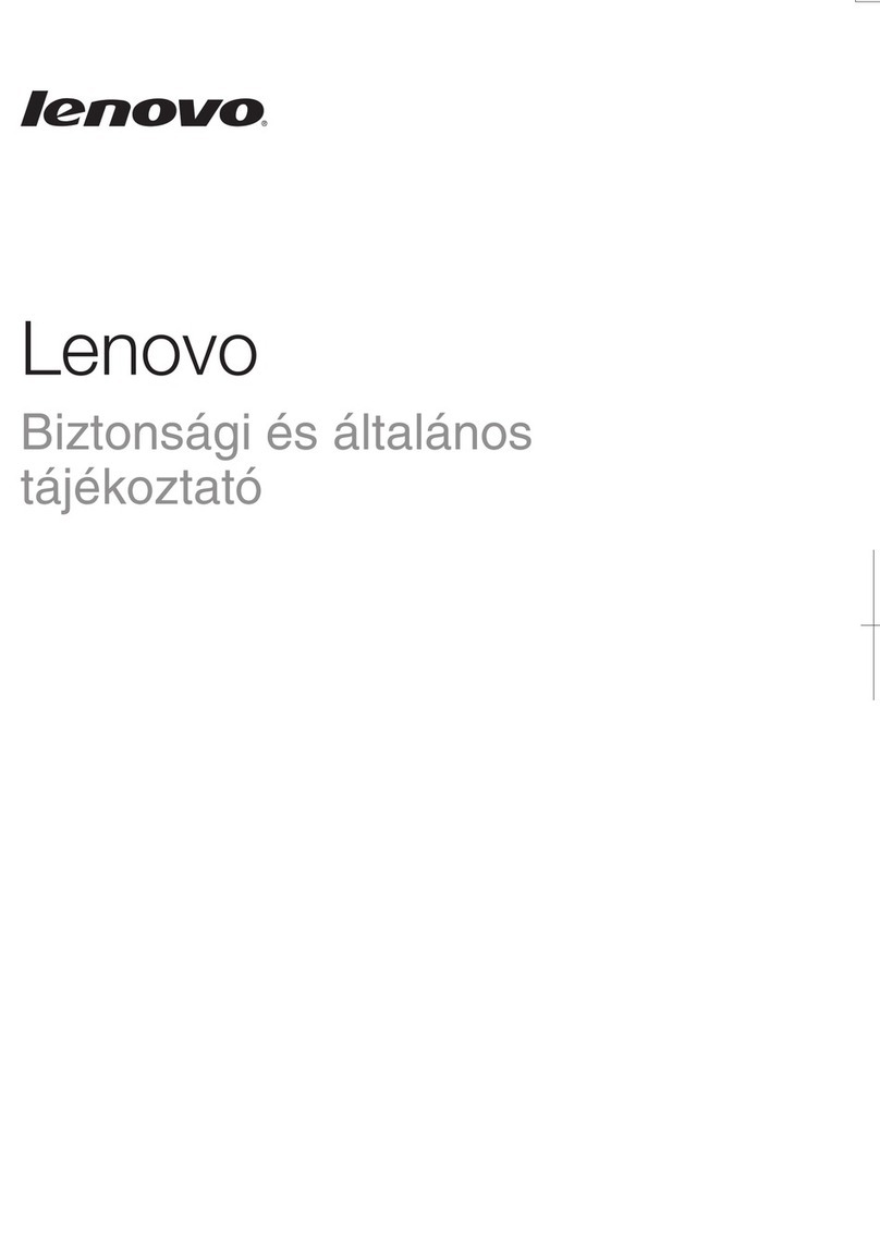 Lenovo IdeaPad N585 Biztonsági és általános tájékoztató