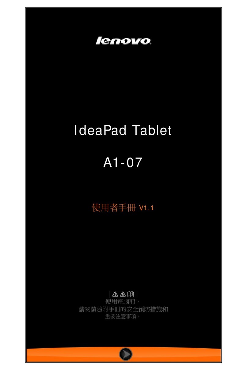 Lenovo IdeaPad A1-07 User manual Lenovo IdeaPad A1-07 User manual
